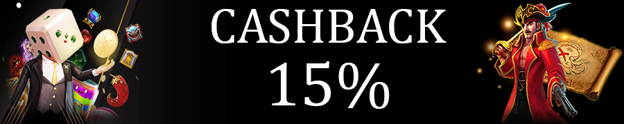 BONUS CASHBACK 15% Special Slot